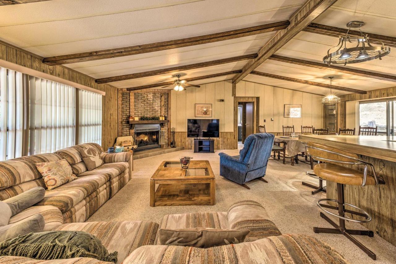 3 Mi To Ruidoso Winter Park Home With Fireplace! Kültér fotó